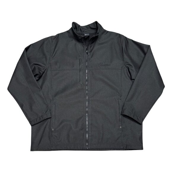 CADILLAC Waterproof Windbreaker Car Brand Bomber Shell Jacket Mens 2XL - Picture 1 of 6